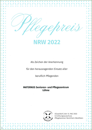 Pflegeheim Löhne - Pflegepreis 2022